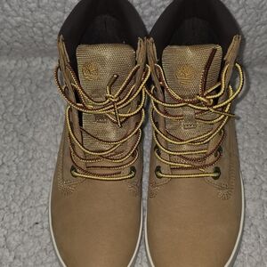 Timberland Tan High-Top Sneakers